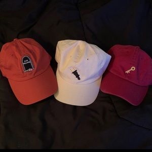 Lot of 3 dad hats weiv & bascom projects adjustabl